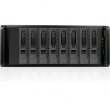 Istarusa RAIDage JAGE480HDBK-M1 Drive Enclosure SAS-2, SATA/600 - Mini-SAS HD Host Interface - 4U Rack-mountable - Black - Hot Swappable Bays - 8 x HDD Supported - 8 x 2.5"/3.5" Bay - SECC JAGE480HDBK-M1