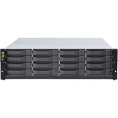 Infortrend JB 316 Drive Enclosure - 3U Rack-mountable - 16 x HDD Supported - 16 x Total Bay - 16 x 2.5"/3.5" Bay - 12Gb/s SAS - 12Gb/s SAS JB316S000-5NBD