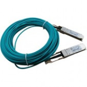 Axiom X2A0 40G QSFP+ to QSFP+ 20m Active Optical Cable - 65.62 ft Fiber Optic Network Cable for Network Device, Switch - First End: 1 x QSFP+ Male Network - Second End: 1 x QSFP+ Male Network - 5 GB/s - 1 Pack JL289A-AX