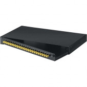 Black Box JPM375A-R2 Duplex 12-Port Network Patch Panel - 24 x SC - 24 Port(s) - 24 x RJ-11 - 24 x - 1U High - Rack-mountable JPM375A-R2