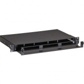 Black Box Rackmount Fiber Shelf with Pull-Out Tray - 1U - For Patch Panel - 1U Rack Height - Rack-mountable - TAA Compliance JPM427A-R2
