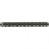 Black Box CAT6 Protected Panel, 12-Port, 1U - 12 x RJ-45 - 12 Port(s) - 12 x RJ-45 - 12 x RJ-11 - 1U High - 19" Wide - Rack-mountable JSM112A