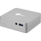 SIIG Aluminum USB-C Mini Docking Station with PD - for Notebook - 85 W - USB Type C - 5 x USB Ports - 4 x USB 3.0 - Network (RJ-45) - HDMI - Thunderbolt - Wired JU-DK0911-S1