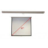 Acer M87-S01MW Manual Projection Screen - 99" - 1:1 - Ceiling Mount, Wall Mount - 70" x 70" - Matte White JZ.J7400.002