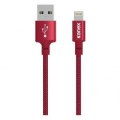 Kanex Premium DuraBraid Lightning Cable - 4 ft Lightning/USB Data Transfer Cable for iPod, iPad, iPhone, Magic Keyboard, Magic Mouse 2, Magic Trackpad 2, AirPods - First End: 1 x Type A Male USB - Second End: 1 x Lightning Male Proprietary Connector - MFI