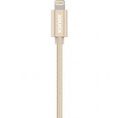 Kanex Premium DuraBraid USB-C to Lightning Cable - For iPhone, iPad, iPod, MacBook, MacBook Pro, iMac - Gold K157-1528-2MGD