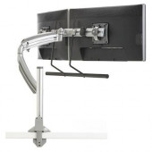Chief KONTOUR K1C22HSXF1 Desk Mount for Flat Panel Display - 10" to 24" Screen Support - 18 lb Load Capacity - Aluminum - Silver - LEED Compliance K1C22HSXF1