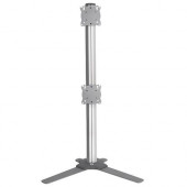 Chief KONTOUR K3 Free-Standing 1x2 Static Array - Up to 30" Screen Support - 30 lb Load Capacity - HDTV, LCD, LED, Touchscreen Display Type Supported22.7" Width - Desktop - Silver K3F120S