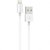 Kanex Charge and Sync Cable with Lightning Connector - 4 ft Lightning/USB Data Transfer Cable for iPad, iPod, iPhone, iPad mini - First End: 1 x Lightning Male Proprietary Connector - Second End: 1 x Type A Male USB - MFI - Blue K8PIN4FBL