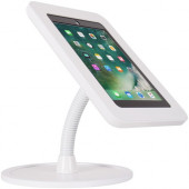The Joy Factory Elevate II Flex Countertop Kiosk for iPad 9.7 5th Generation | Air (White) - Up to 9.7" Screen Support - 10.8" Height x 11.9" Width - Countertop - White KAA105W