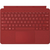 Microsoft Type Cover Keyboard/Cover Case Surface Go 2, Surface Go Tablet - Poppy Red - Stain Resistant - Alcantara - 7.5" Height x 9.8" Width x 0.2" Depth KCT-00061