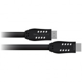 Key Digital HDMI Audio/Video Cable - 3 ft HDMI A/V Cable for Audio/Video Device - First End: 1 x HDMI Digital Audio/Video - Second End: 1 x HDMI Digital Audio/Video - 18 Gbit/s - Supports up to 4096 x 2160 - 28 AWG KD-PRO3