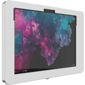 The Joy Factory Elevate II Mounting Enclosure for Tablet - White - 50 x 50, 75 x 75, 100 x 100 VESA Standard KMX311W