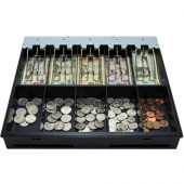 APG Arlo Series 410 Cash Drawer Replacement Tray | Plastic Molded Till for Cash Register| 5 Bill/ 5 Coin Compartments | KPK-15TA-A20-BX | - Cash Till - 5 Bill/5 Coin Compartment(s) - TAA Compliance KPK-15TA-A20-BX
