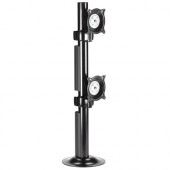 Milestone Av Technologies Chief KTG230B - Mounting kit (tilt bracket, grommet mount, column) - for dual flat panel - black - TAA Compliance KTG230B