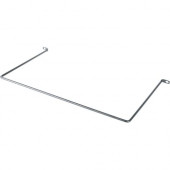 Middle Atlantic Products Lace Bar, 10" Offset, 90&deg; Round Bend, 10 pc. - Cable Manager - Black Powder Coat - 10 Pack - Steel LBP10R90
