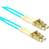 ENET Fiber Optic Duplex Network Cable - 32.81 ft Fiber Optic Network Cable for Network Device - First End: 2 x LC Male Network - Second End: 2 x LC Male Network - 50/125 &micro;m - Green LC2-GN10G-10M-ENC