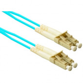 ENET Fiber Optic Duplex Network Cable - 164.04 ft Fiber Optic Network Cable for Network Device - First End: 2 x LC Male Network - Second End: 2 x LC Male Network - 50/125 &micro;m - Aqua LC2-10G-50M-ENC