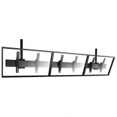 Milestone Av Technologies Chief Fusion LCM3X1U - Mounting kit - for 3 LCD displays - black - screen size: 40"-55" - mounting interface: 100 x 100 mm - ceiling mountable LCM3X1U