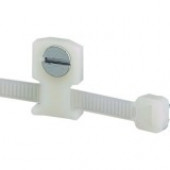 Panduit Cable Tie Mount - Natural - 1000 Pack - Nylon 6.6 - TAA Compliance LPMM-S5-M