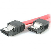 Startech.Com 6in Latching SATA Cable - SATA - SATA - 6 - Red - RoHS Compliance LSATA6