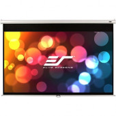 Elite Screens Manual Series - 170-INCH 1:1, Pull Down Manual Projector Screen with AUTO LOCK, Movie Home Theater 8K / 4K Ultra HD 3D Ready, 2-YEAR WARRANTY , M170XWS1" - GREENGUARD Compliance M170XWS1