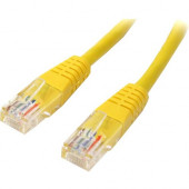 Startech.Com 15 ft Yellow Molded Cat5e UTP Patch Cable - Category 5e - 15 ft - 1 x RJ-45 Male - 1 x RJ-45 Male - Yellow - RoHS Compliance M45PATCH15YL