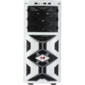 In Win MANA136 WHITE Computer Case - Mid-tower - Black, White - Steel - 11 x Bay - 2 x 4.72" x Fan(s) Installed - ATX Motherboard Supported - 10.80 lb - 7 x Fan(s) Supported - 3 x External 5.25" Bay - 6 x Internal 3.5" Bay - 2 x Internal 2.