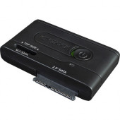 Icy Dock EZ-Adapter MB031U-1SMB Drive Enclosure SATA, M.2 - USB 3.2 (Gen 1) Type C Host Interface External - Black - 1 x HDD Supported - 1 x SSD Supported - 1 x 2.5" Bay - Acrylonitrile Butadiene Styrene (ABS), Plastic MB031U-1SMB