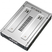 Icy Dock MB982SP-1s Drive Enclosure Internal - Silver - 1 x Total Bay - 1 x 3.5" Bay MB982SP-1S