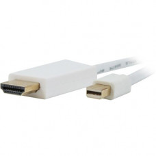 Comprehensive Mini DisplayPort Male to HDMI Male Cable 10ft - HDMI/Mini DisplayPort for Monitor, Audio/Video Device - 1.35 GB/s - 10 ft - 1 x Mini DisplayPort Male Digital Audio/Video - 1 x HDMI Male Digital Audio/Video - Gold Plated Connector - RoHS Comp