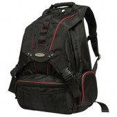 Mobile Edge Premium MEBPP7 Carrying Case (Backpack) for 17" to 17.3" Apple Notebook - Red, Black - Ballistic Nylon - Shoulder Strap - 21" Height x 16" Width x 7" Depth MEBPP7
