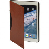 Mobile Edge SlimFit Carrying Case (Portfolio) Apple iPad Air Tablet - Brown - Shock Absorbing, Bump Resistant Interior, Drop Resistant Interior, Spill Resistant Interior, Slip Resistant Interior - Vegan Leather, MicroFiber Interior - 9.5" Height x 6.