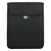 Mobile Edge Neogrid Carrying Case (Sleeve) for 10" iPad - Black, Blue - Neoprene, Polysuede Interior - 10" Height x 8" Width x 0.5" Depth MESST1103