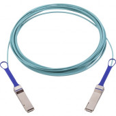 Accortec Active Fiber Cable, ETH 100GbE, 100Gb/s, QSFP, 15m - 49.21 ft Fiber Optic Network Cable for Network Device, Switch - First End: 1 x QSFP Network - Second End: 1 x QSFP Network - 12.50 GB/s MFA1A00-C015