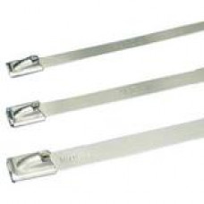 PANDUIT Enhanced Pan-Steel MLT Series Self-Locking Stainless Steel Cable Tie - 50 Pack - TAA Compliance MLT6SH-LP