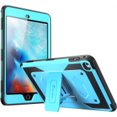 I-Blason iPad Mini 4 Armorbox Full Body Kickstand Case with Screen Protector - For iPad mini 4 - Blue - Scratch Resistant, Drop Resistant, Damage Resistant, Shock Absorbing, Dust Resistant, Lint Resistant - Thermoplastic Polyurethane (TPU), Polycarbonate 