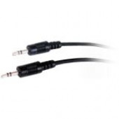 Comprehensive Standard MPS-MPS-35ST Audio Cable - 35 ft - 1 x Mini-phone Male Stereo Audio - 1 x Mini-phone Male Stereo Audio - Shielding - Black - RoHS Compliance MPS-MPS-35ST