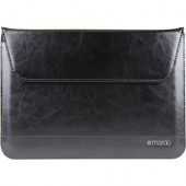 Cyber Acoustics Maroo Executive Carrying Case (Sleeve) for 9.7" iPad Pro - Black - Scratch Resistant Interior - Leather - Marbled MR-IC5706