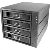 Vantec EZ Swap MRK-M3504T Drive Enclosure - Serial ATA/600, 6Gb/s SAS Host Interface Internal - 4 x 2.5"/3.5" Bay MRK-M3504T