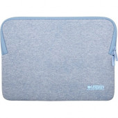 Urban Factory MSN11UF Carrying Case for 14" Notebook, Ultrabook - Blue - Shock Absorbing, Drop Resistant - Heather Exterior, Metal Puller, Memory Foam Exterior MSN11UF