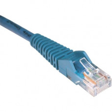 Tripp Lite 3ft Cat5e / Cat5 Snagless Molded Patch Cable RJ45 M/M Blue 3'' - 3ft - 1 x RJ-45 Male - 1 x RJ-45 Male - Blue - TAA Compliance N001-003-BL