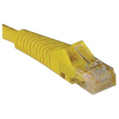 Tripp Lite 5ft Cat5e / Cat5 Snagless Molded Patch Cable RJ45 M/M Yellow 5'' - Category 5e - 5ft - 1 x RJ-45 Male Network - 1 x RJ-45 Male Network - Yellow - RoHS Compliance N001-005-YW