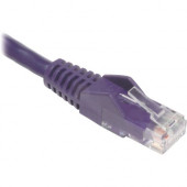 Tripp Lite 14ft Cat5e / Cat5 Snagless Molded Patch Cable RJ45 M/M Purple 14'' - 14 ft Category 5e Network Cable for Network Device - First End: 1 x RJ-45 Male Network - Second End: 1 x RJ-45 Male Network - 1 Gbit/s - Patch Cable - Purple -