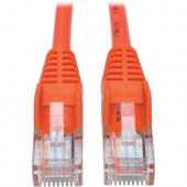 Tripp Lite Cat5e 350 MHz Snagless Molded UTP Patch Cable (RJ45 M/M), Orange, 15 ft. - 15 ft Category 5e Network Cable for Computer, Server, Printer, Photocopier, Router, Blu-ray Player, Switch - First End: 1 x RJ-45 Male Network - Second End: 1 x RJ-45 Ma