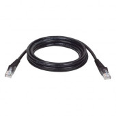 Tripp Lite 100ft Cat5e Cat5 Snagless Molded Patch Cable RJ45 M/M Black 100&#39;&#39; - Category 5e - 100ft - 1 x RJ-45 Male Network - 1 x RJ-45 Male Network - Black - RoHS, TAA Compliance N001-100-BK