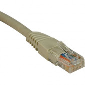 Tripp Lite 2ft Cat5e / Cat5 350MHz Molded Patch Cable RJ45 M/M Gray 2'' - 2ft - Gray N002-002