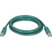 Tripp Lite 14ft Cat5e / Cat5 350MHz Molded Patch Cable RJ45 M/M Green 14'' - 14ft - 1 x RJ-45 Male - 1 x RJ-45 Male - Green N002-014-GN
