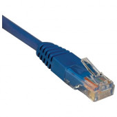 Tripp Lite 15ft Cat5e / Cat5 350MHz Molded Patch Cable RJ45 M/M Blue 15'' - Category 5e - 15ft - 1 x RJ-45 Male Network - 1 x RJ-45 Male Network - Blue - RoHS, TAA Compliance N002-015-BL