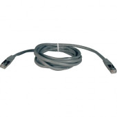 Tripp Lite 10ft Cat5e Cat5 350MHz Molded Shielded Patch Cable STP RJ45 M/M Gray 10&#39;&#39; - 10ft - 1 x RJ-45 Male - 1 x RJ-45 Male - Gray N105-010